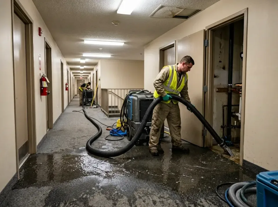 multi-unit-apartment-hallway-f-005 — frequently asked questions, Emergency Burst Pipe Water Extraction & Removal in Karnes C…